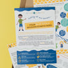 Brilliant blue whales kit